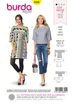 Burda Style Women's Dress & Top #6345 Super Easy