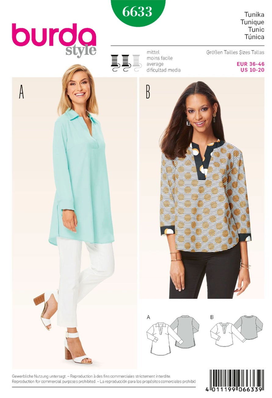 Burda Style Women's Tunic #6633