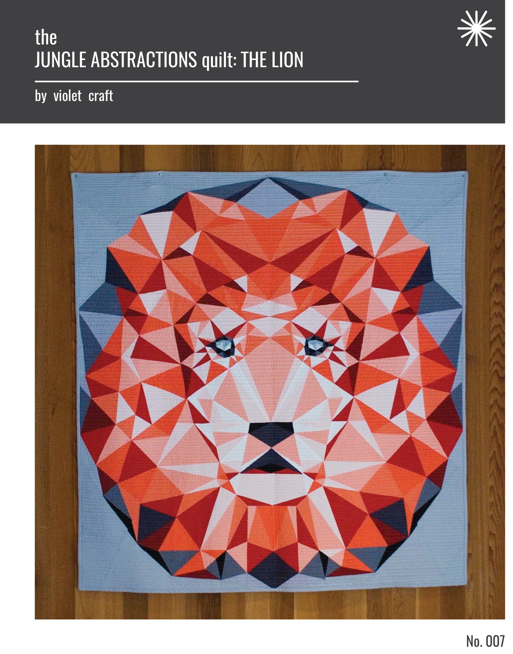 JUNGLE ABSTRACTIONS: THE LION QUILT