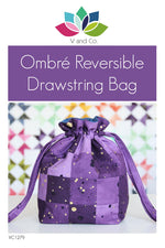 Ombre Reversible Drawstring Bag