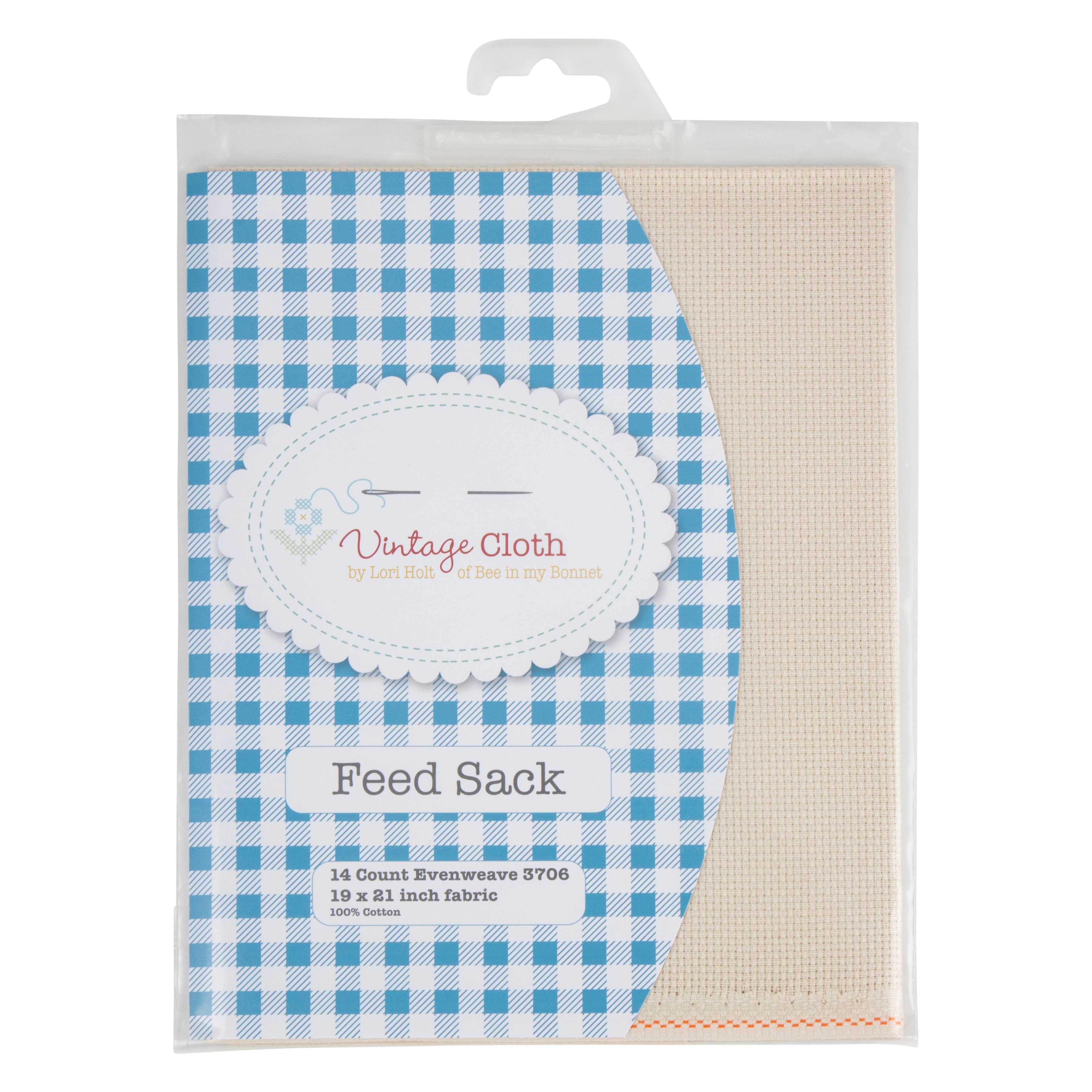 Vintage Cloth Feed sack 14ct 18in x 21in