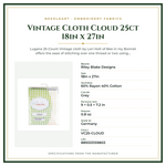 Product Specifications – Vintage Cloth Cloud 25ct 18in x 27in
