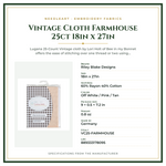 Product Specifications – Vintage Cloth Farmhouse 25ct 18in x 27in