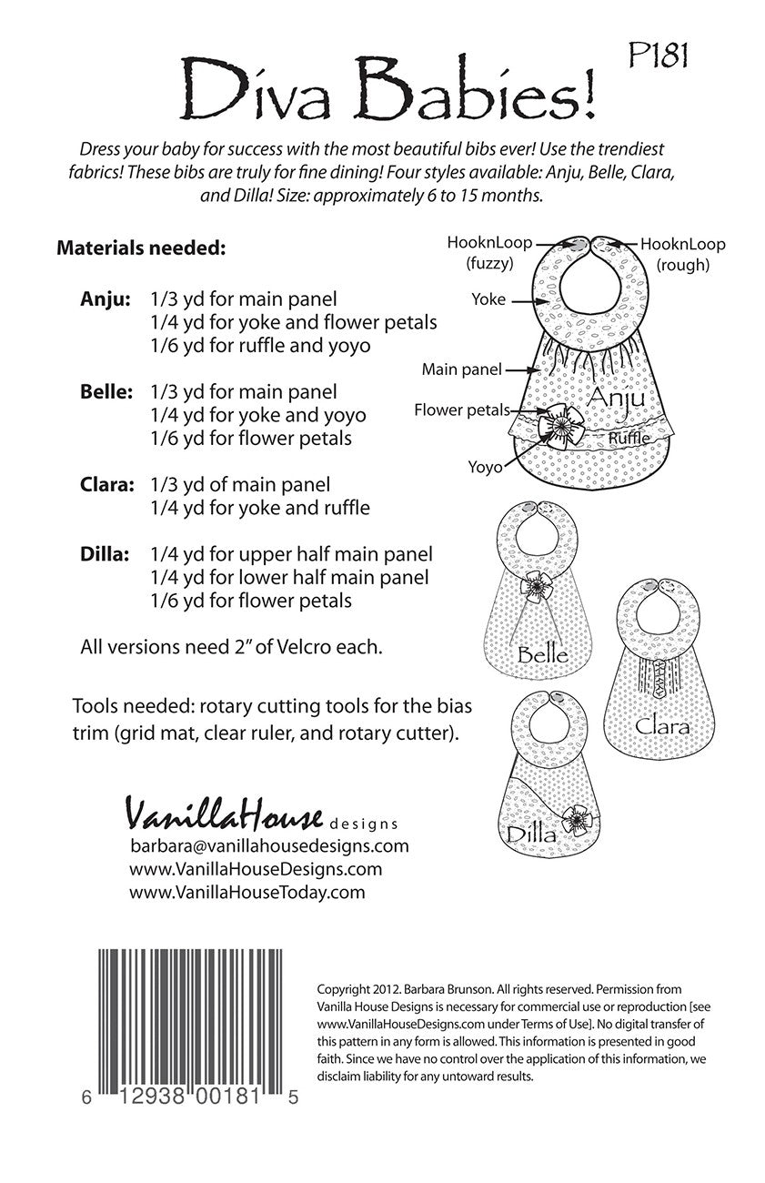 Diva Babies - Beautiful Baby Bibs