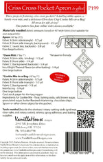Criss Cross Pocket Apron & Gifts