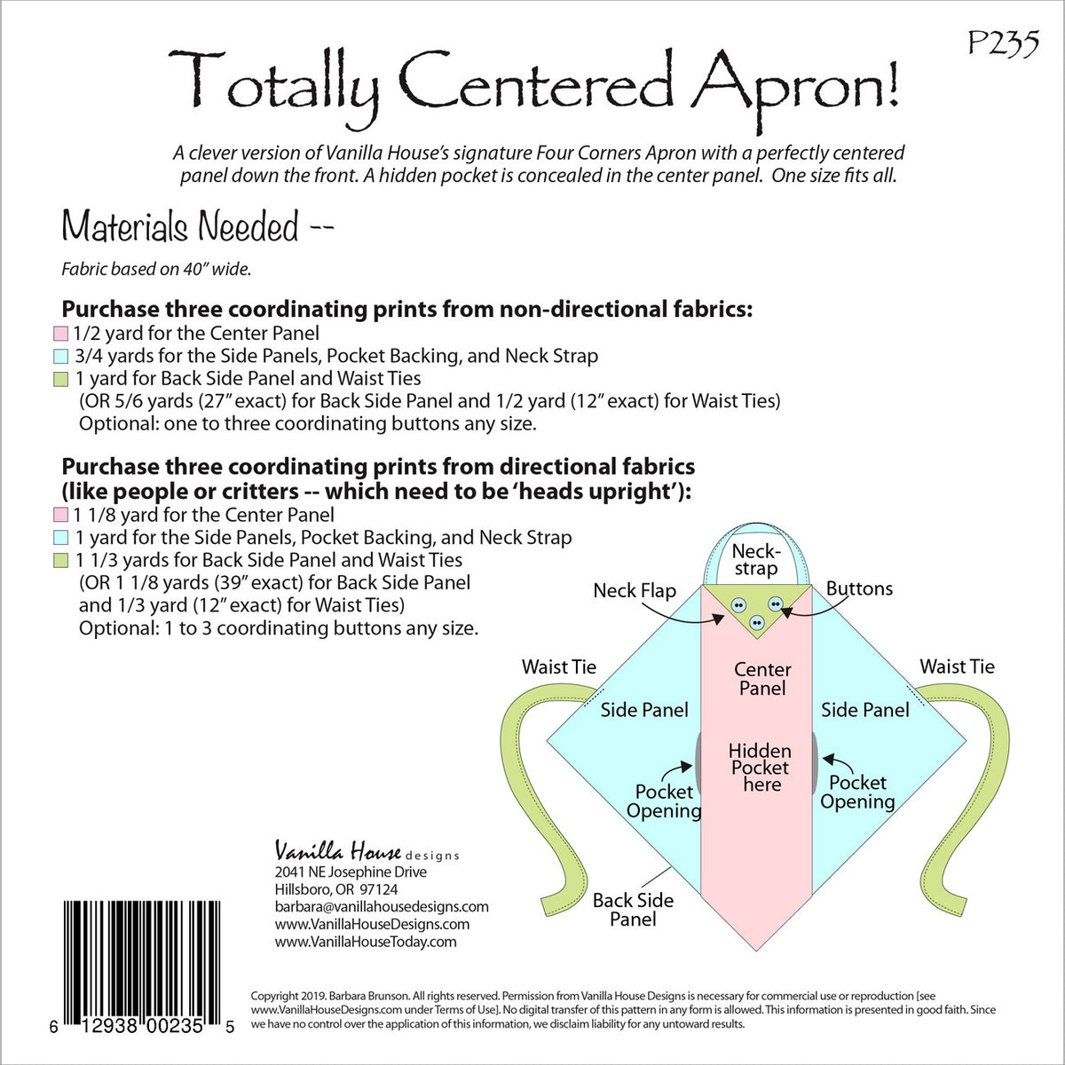 Totally Centered Apron