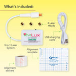ViviLux 3-in-1 Rechargeable Green Laser System with Hook and Loop Tape