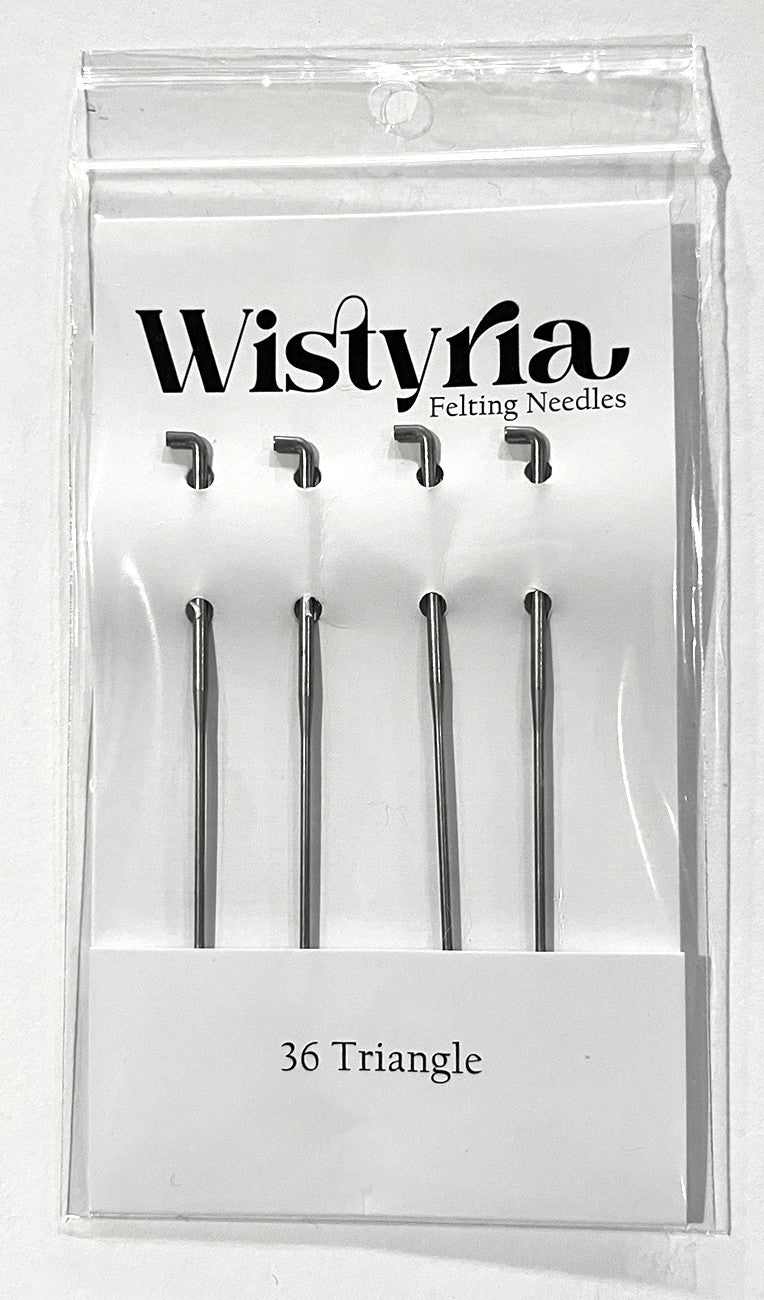 Felting Needles #36 Triangle Point 4 ct
