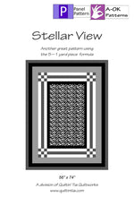 Stellar View Panel Quilt Pattern