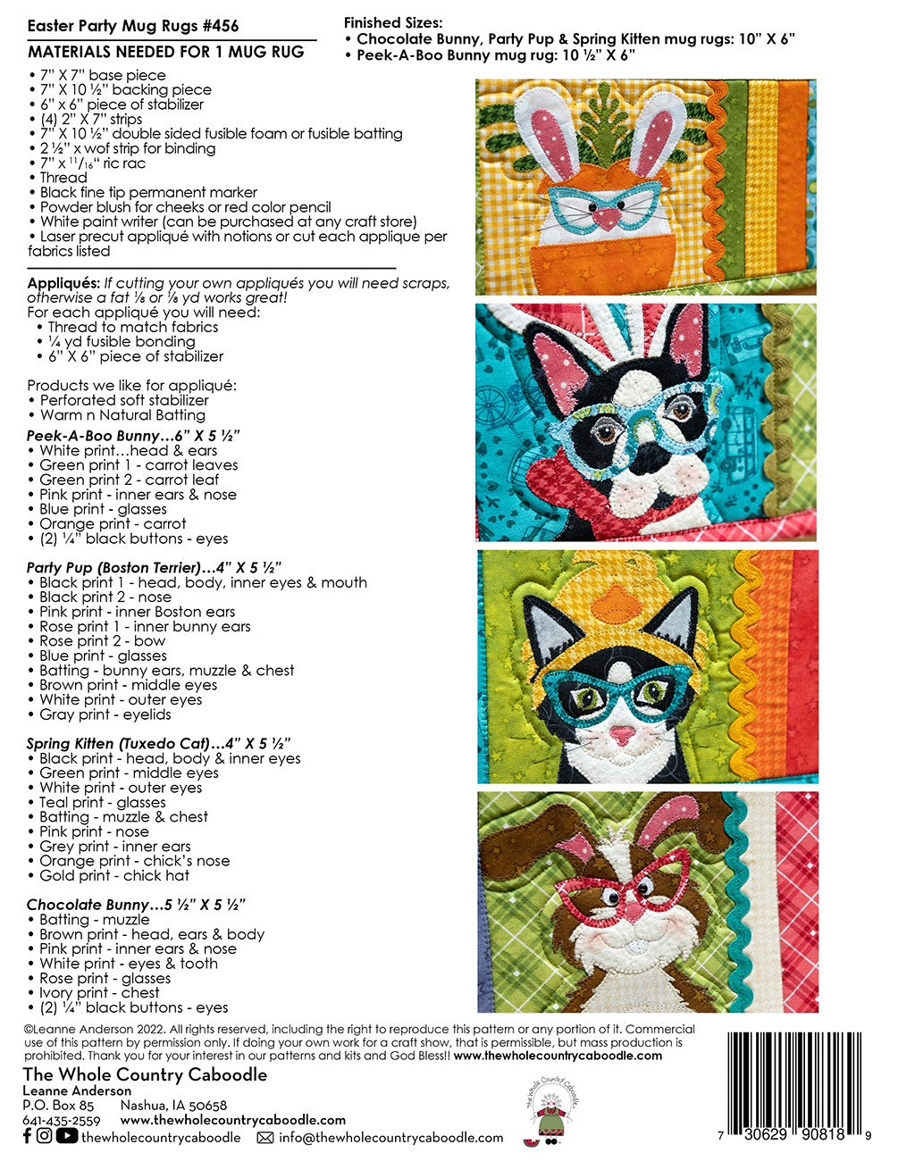 Easter Party Mug Rugs