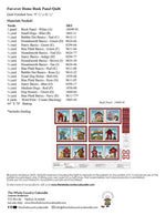 Fur-ever Home Book Panel Quilt Pattern