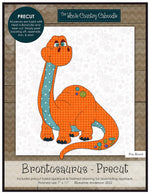 Brontosaurus Precut Fused Applique Pack