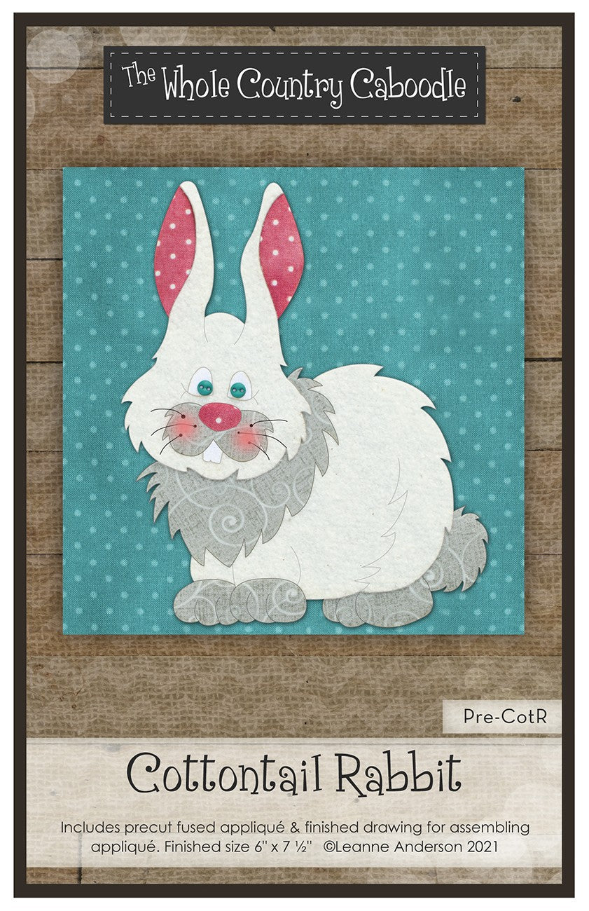 Cottontail Rabbit Precut Fused Applique Pack