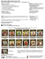 May Flowers Pillow Wrap & Cover Kit