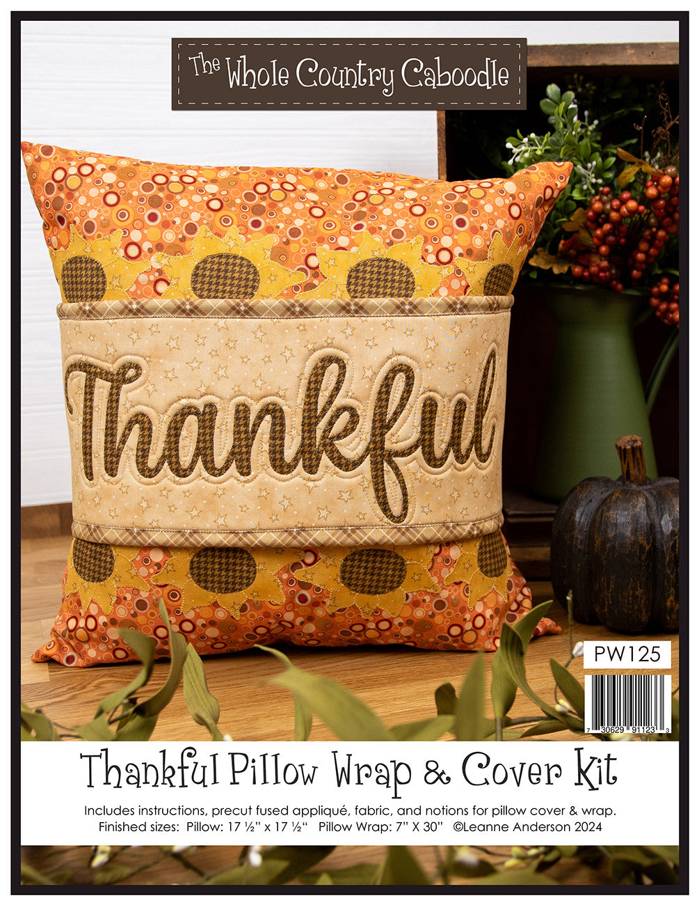 Thankful Pillow Wrap & Cover Kit