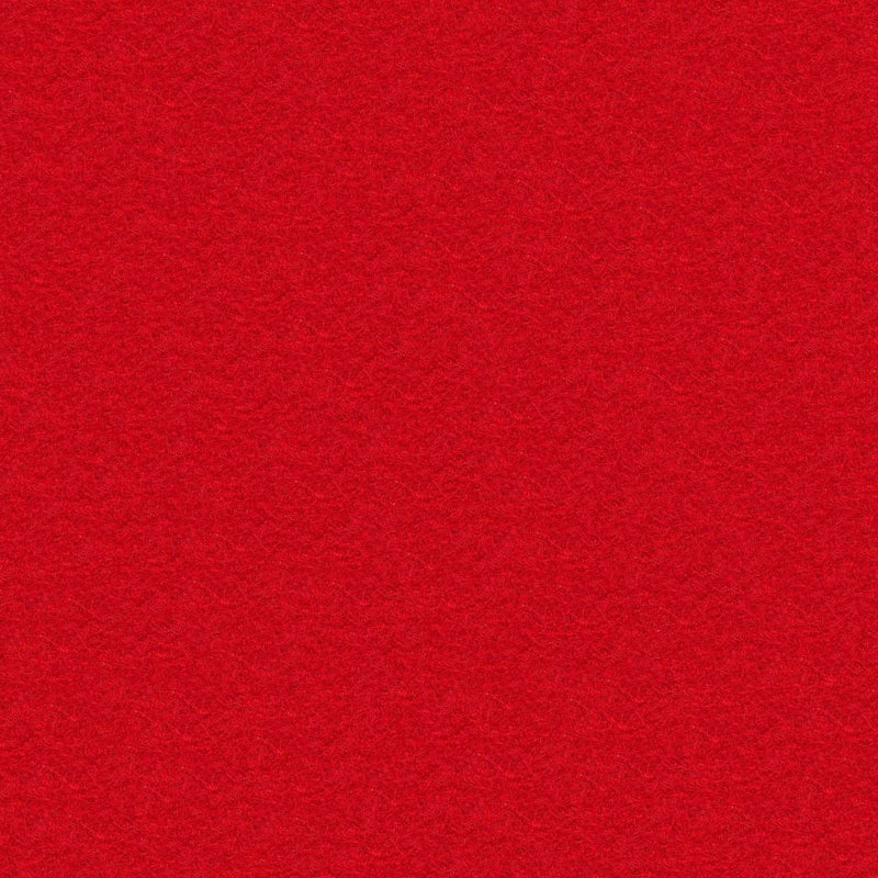 Wool Felt Square Bright Red 36in x 36in