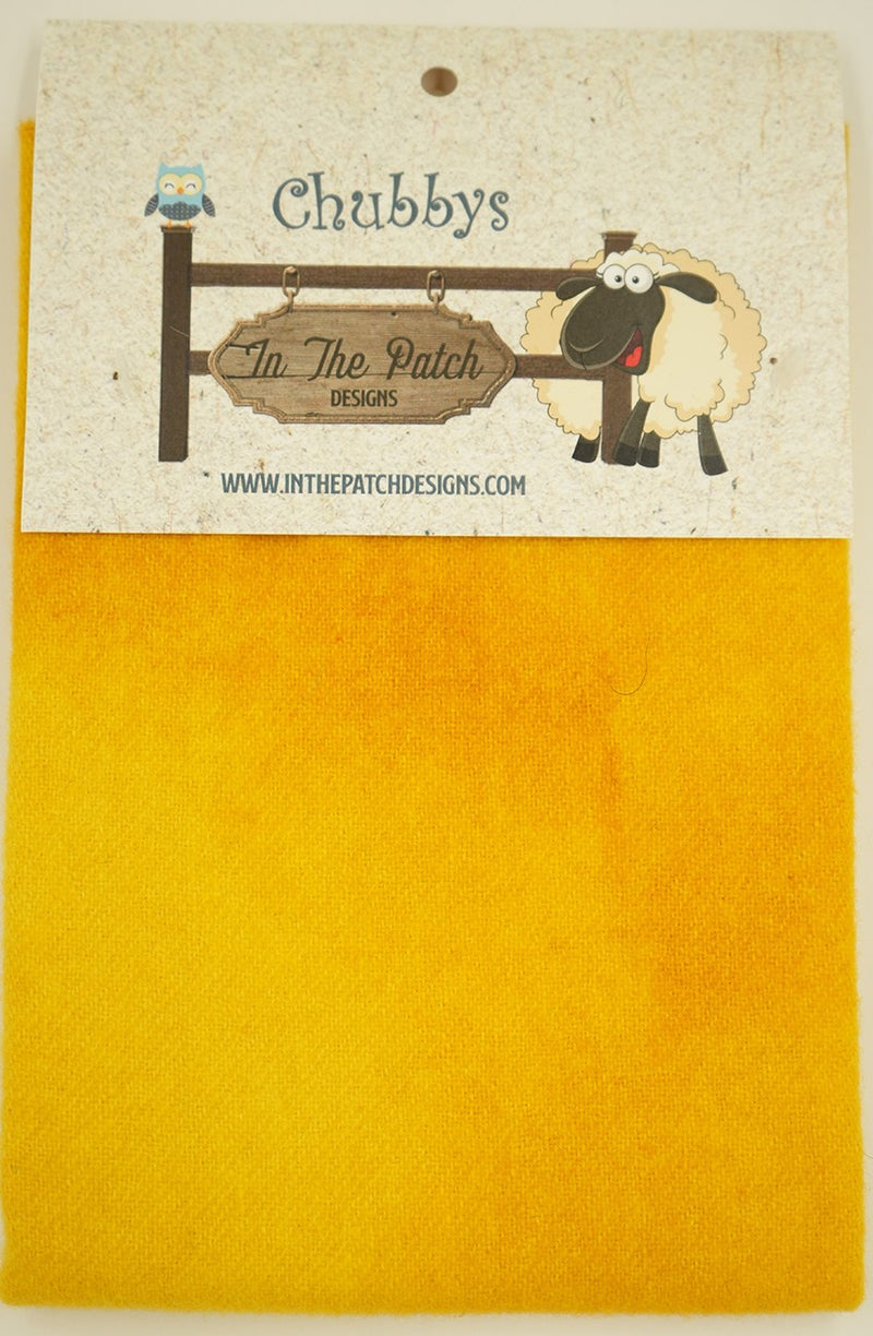 Goldenrod Wool Chubbys 16in Square Solid