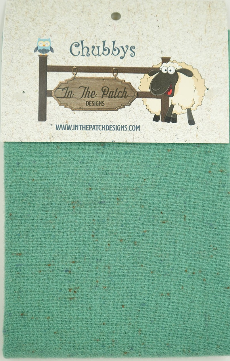 Wool Chubbys 16in Felted Square Juniper Heather