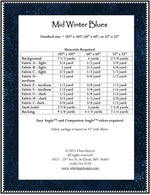 Mid Winter Blues Block of the Month
