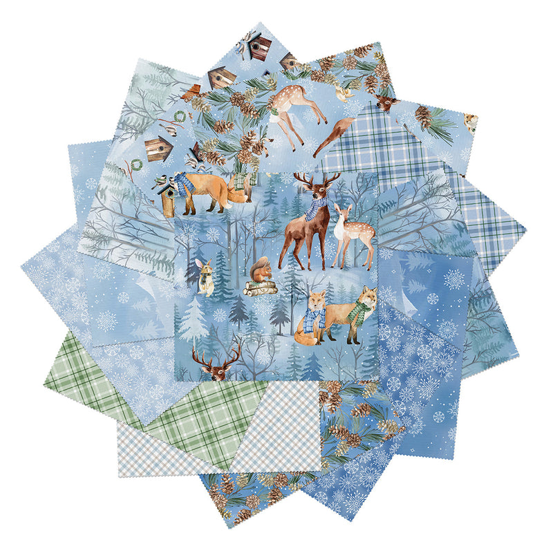 10in Squares Woodland Wonderland 42pcs/bundle