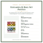 Product Specifications – Eleganza 12-Ball Set Pastels