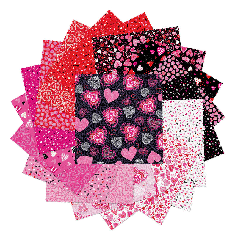 Whole Lotta Love 10in Squares, 42pcs/bundle