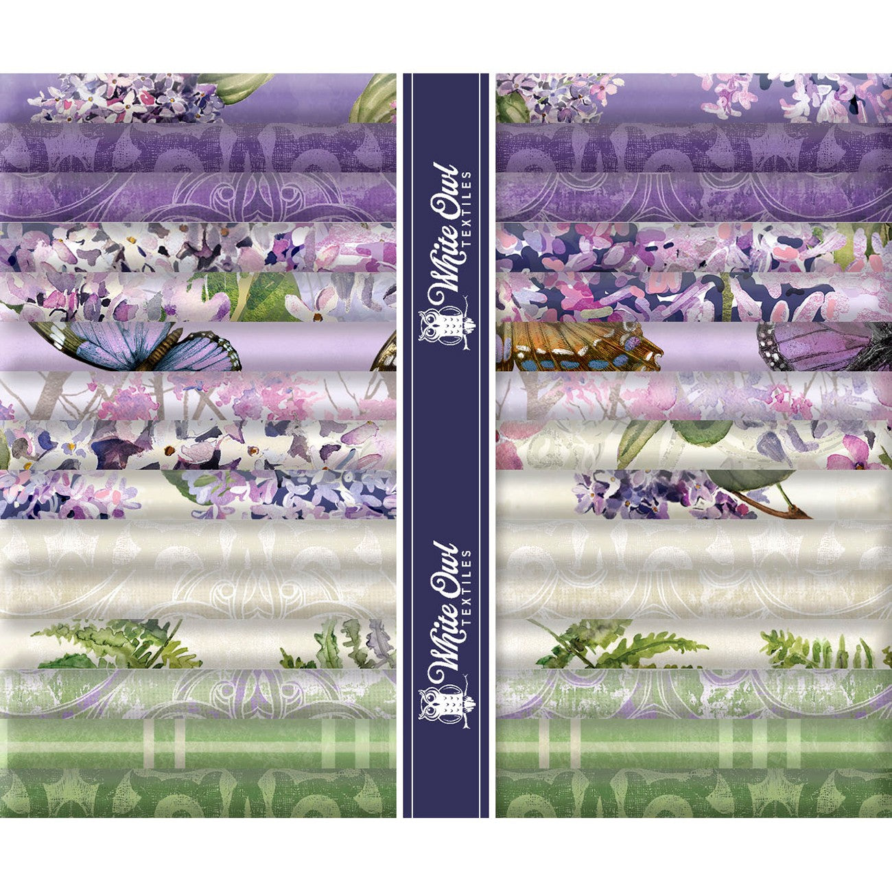 Fat Quarters, Windsor Wildflowers, 16pcs, 1 Piece of Each Print