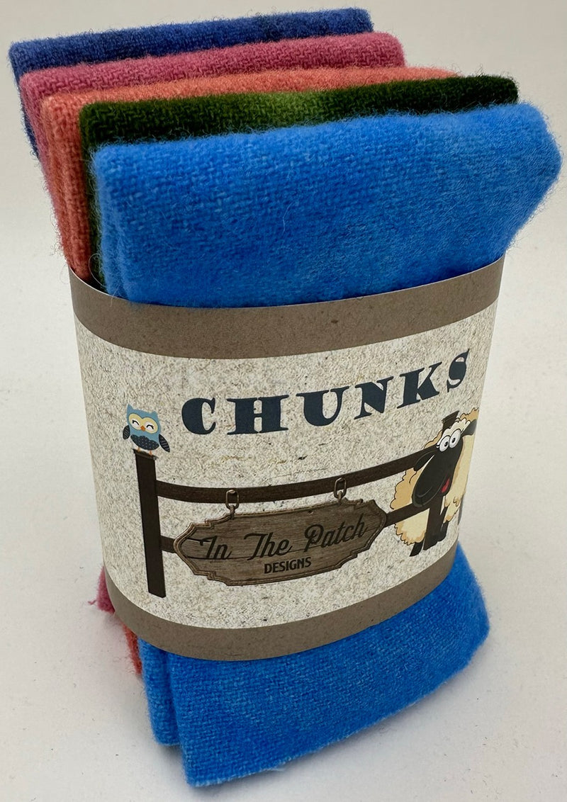 Cottage Wool Chunks 5pc 9in x 10in
