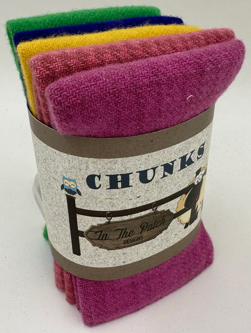 Flower Wool Chunks 5pc 9in x 10in