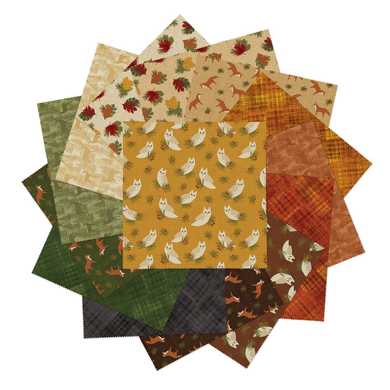 A Walk in the Forest 10in Squares, 42pcs/bundle