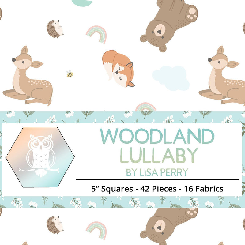 Woodland Lullaby 42pcs, 2-4 Pieces of Each Print