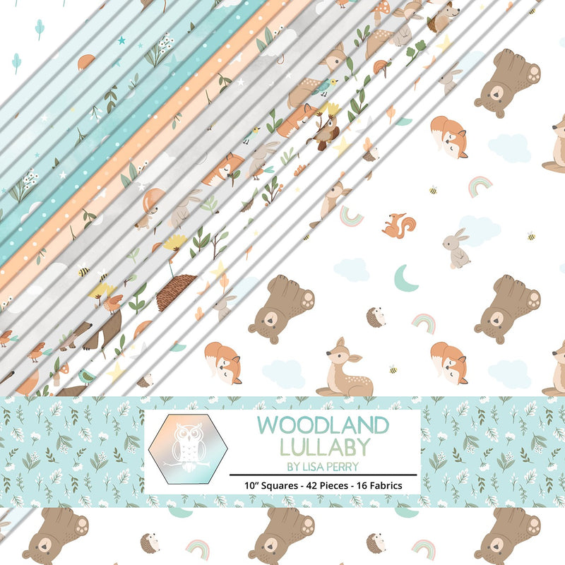 Woodland Lullaby 42pcs, 2-4 Pieces of Each Print