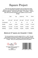 Square Project Quilt Pattern