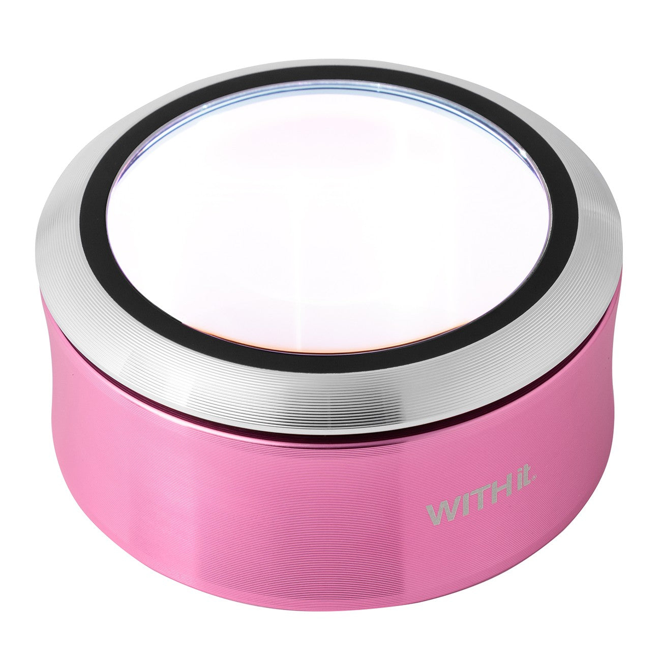 Rechargeable Lighted Dome Magnifier-Pink