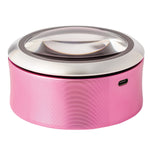 Rechargeable Lighted Dome Magnifier-Pink