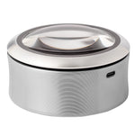 Rechargeable Lighted Dome Magnifier-Silver