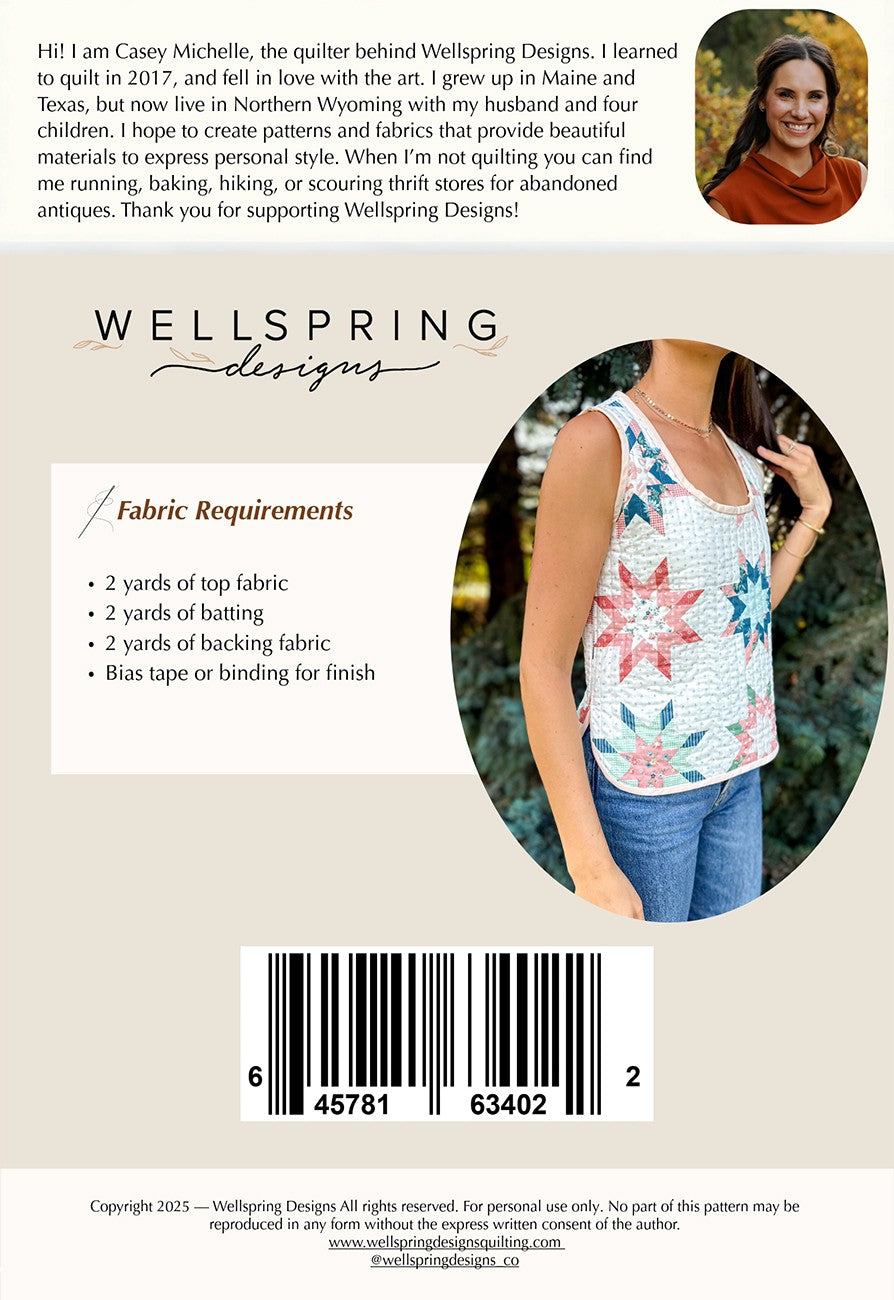 Quilted Tank Top Pattern