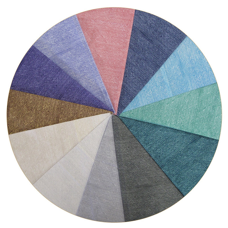 Fat Quarter 247/ Herringbone Abalone, 12pcs/bundle