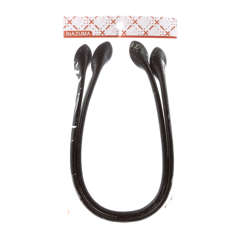 Bag Handles Leather Like 24in Black