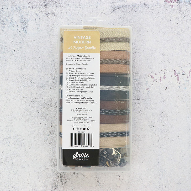 Vintage Modern Zipper Bundle