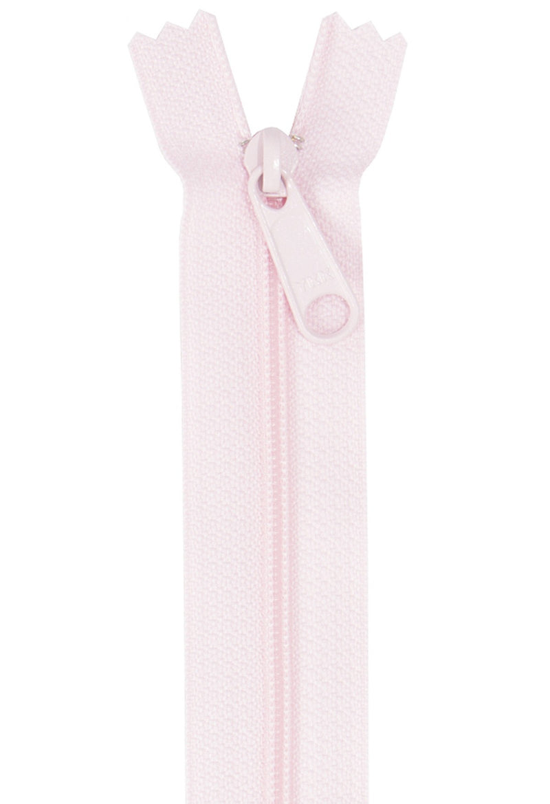 Handbag Zipper 24in Pale Pink