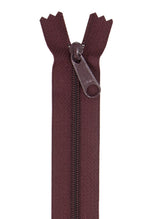 Handbag Zipper 24in Cranberry