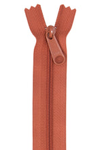 Handbag Zipper 24in Redwood
