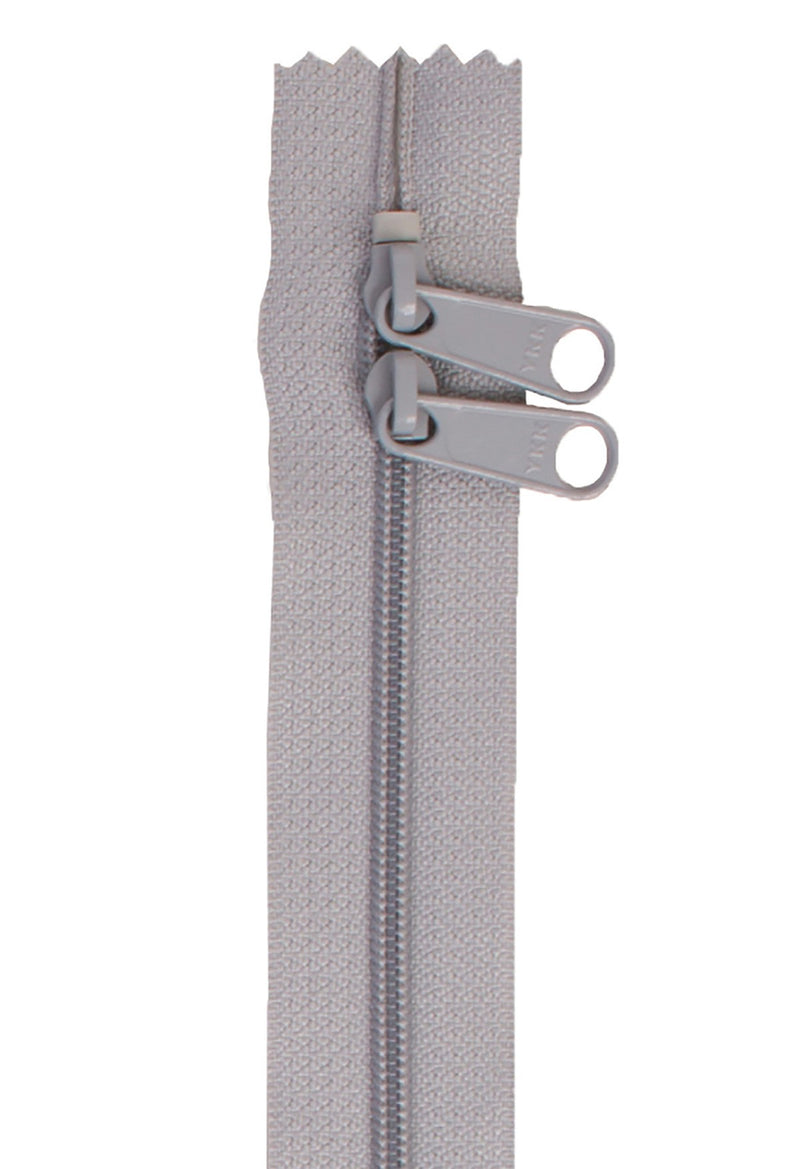Handbag Zipper 30in Pewter