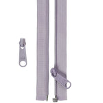 50in Separating Zipper and Extra Slide Pewter