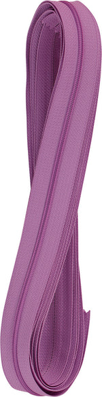 4 yards of 16mm #4.5 zipper chain and 16 Extra-Large Coordinated Pulls Orchid