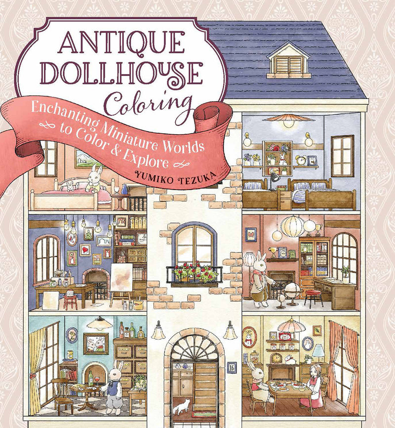 Antique Dollhouse Coloring