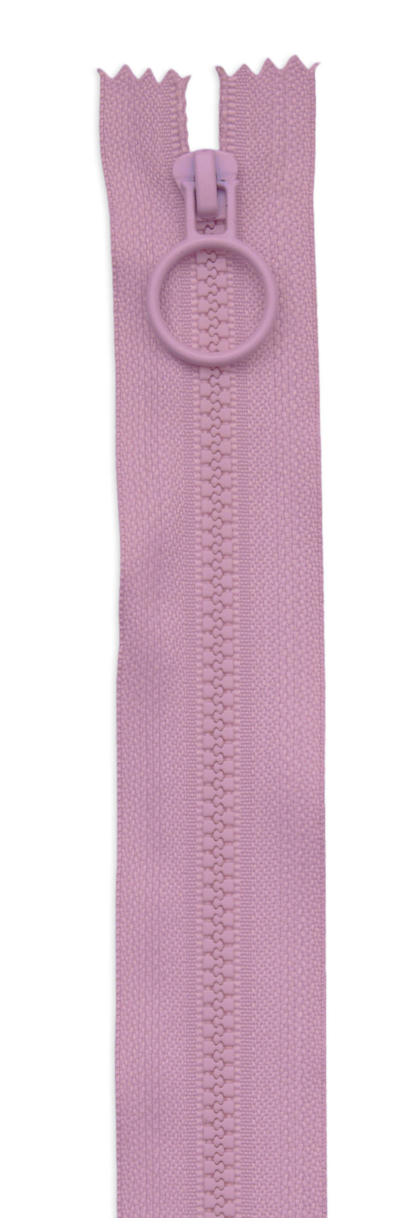 16in Pink Hoop Pull Zipper 2pk