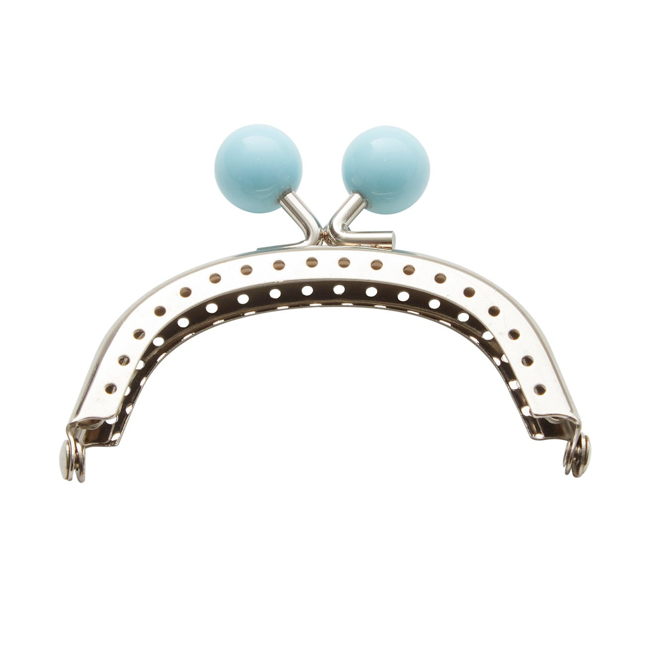 Light Blue Bauble Sew-In Clasp 3in x 2-1/4in