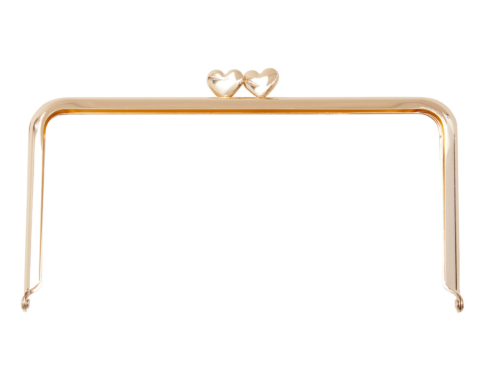 Rectangle Heart Clasp 7in x 3-1/2in Rose Gold